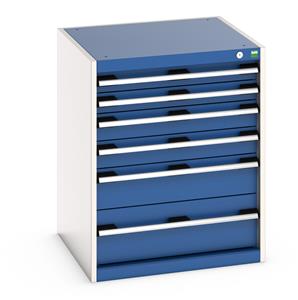 Bott Cubio 6 Drawer Cabinet 650W x 650D x 800mmH 40019039.**